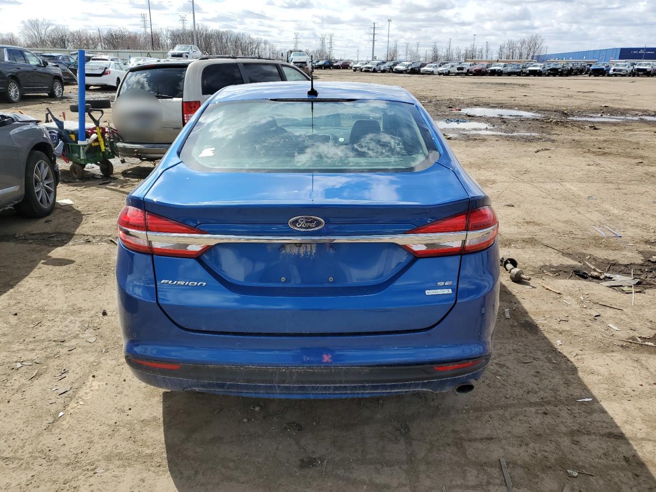 2017 Ford Fusion Se VIN: 3FA6P0HD6HR310989 Lot: 50402615