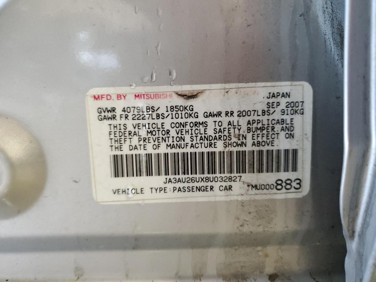 2008 Mitsubishi Lancer - Image 12