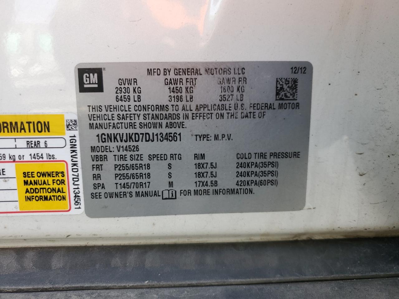 2013 Chevrolet Traverse - Image 15