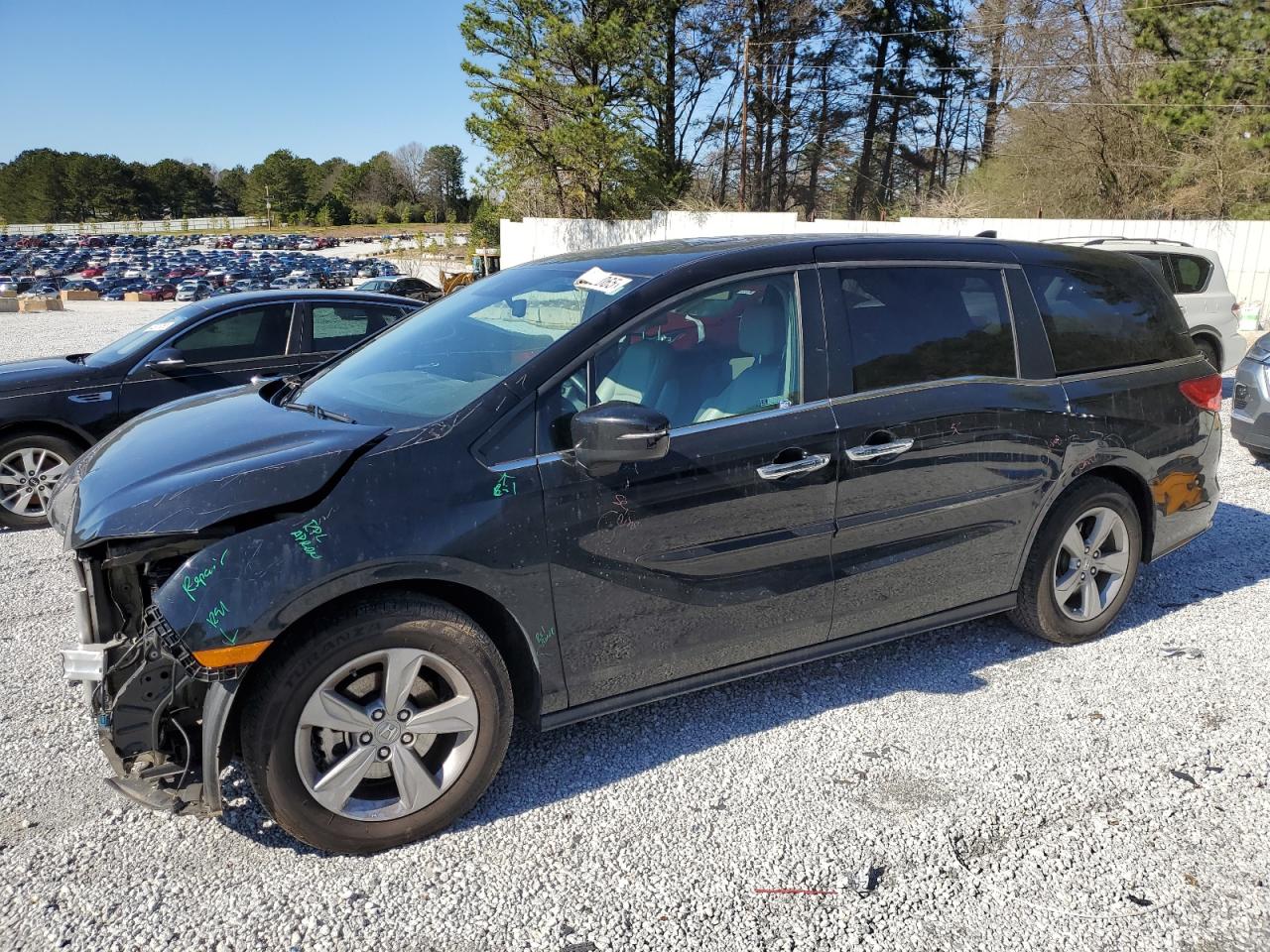2019 Honda Odyssey Exl იყიდება Fairburn-ში, GA - Front End