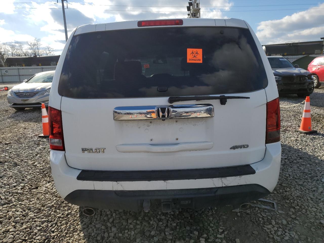 2013 Honda Pilot Exl VIN: 5FNYF4H57DB074080 Lot: 47821335
