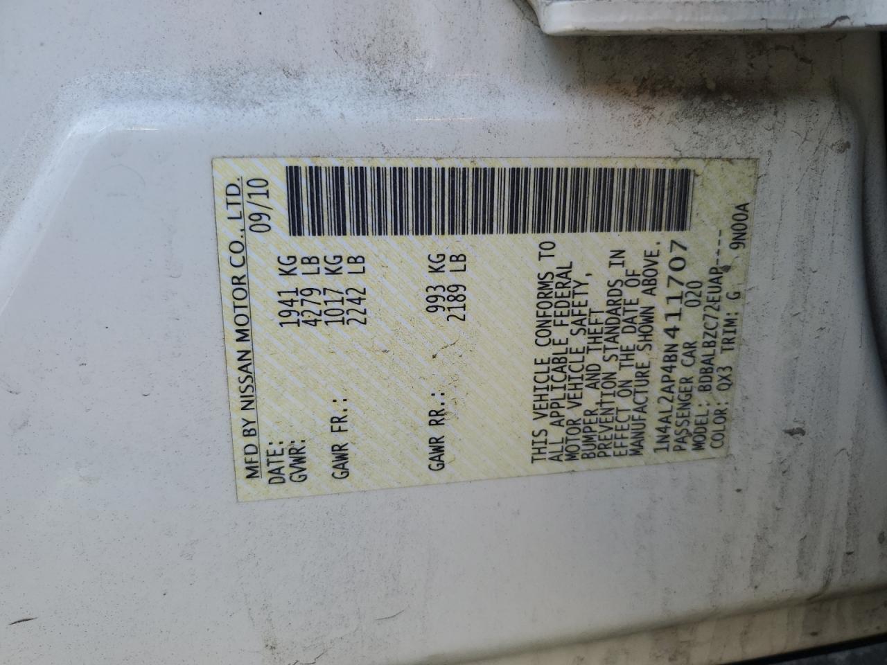 2011 Nissan Altima - Image 12