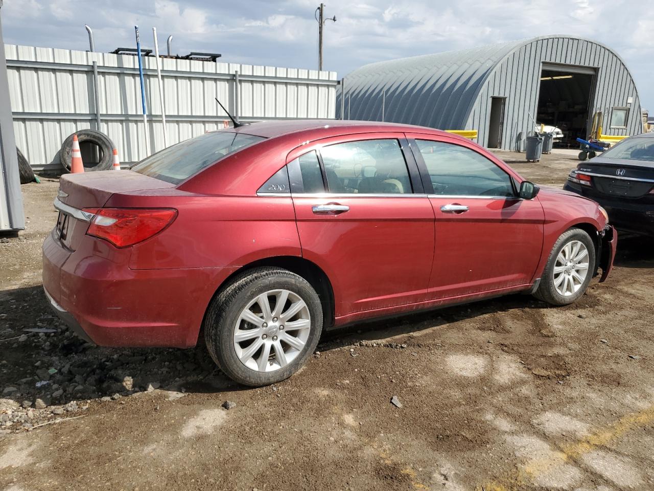 2013 Chrysler 200 Limited red null flexible 1C3CCBCG5DN588001 photo #4