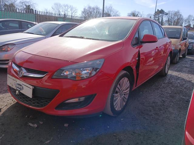 2013 VAUXHALL ASTRA ENER for sale at Copart WOLVERHAMPTON