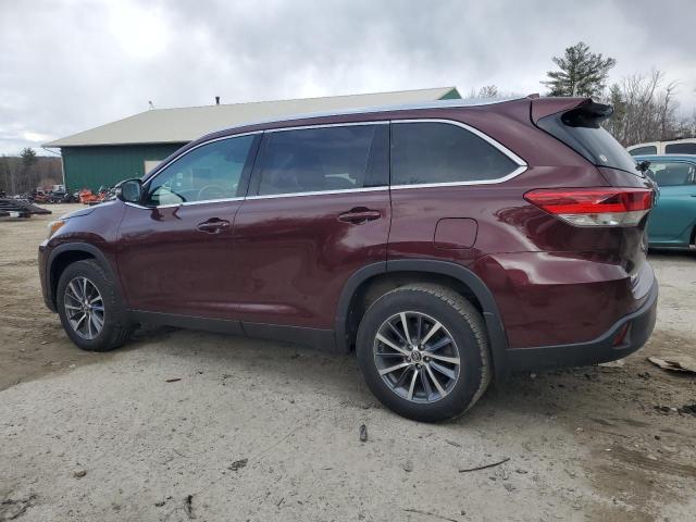  TOYOTA HIGHLANDER 2019 Burgundy