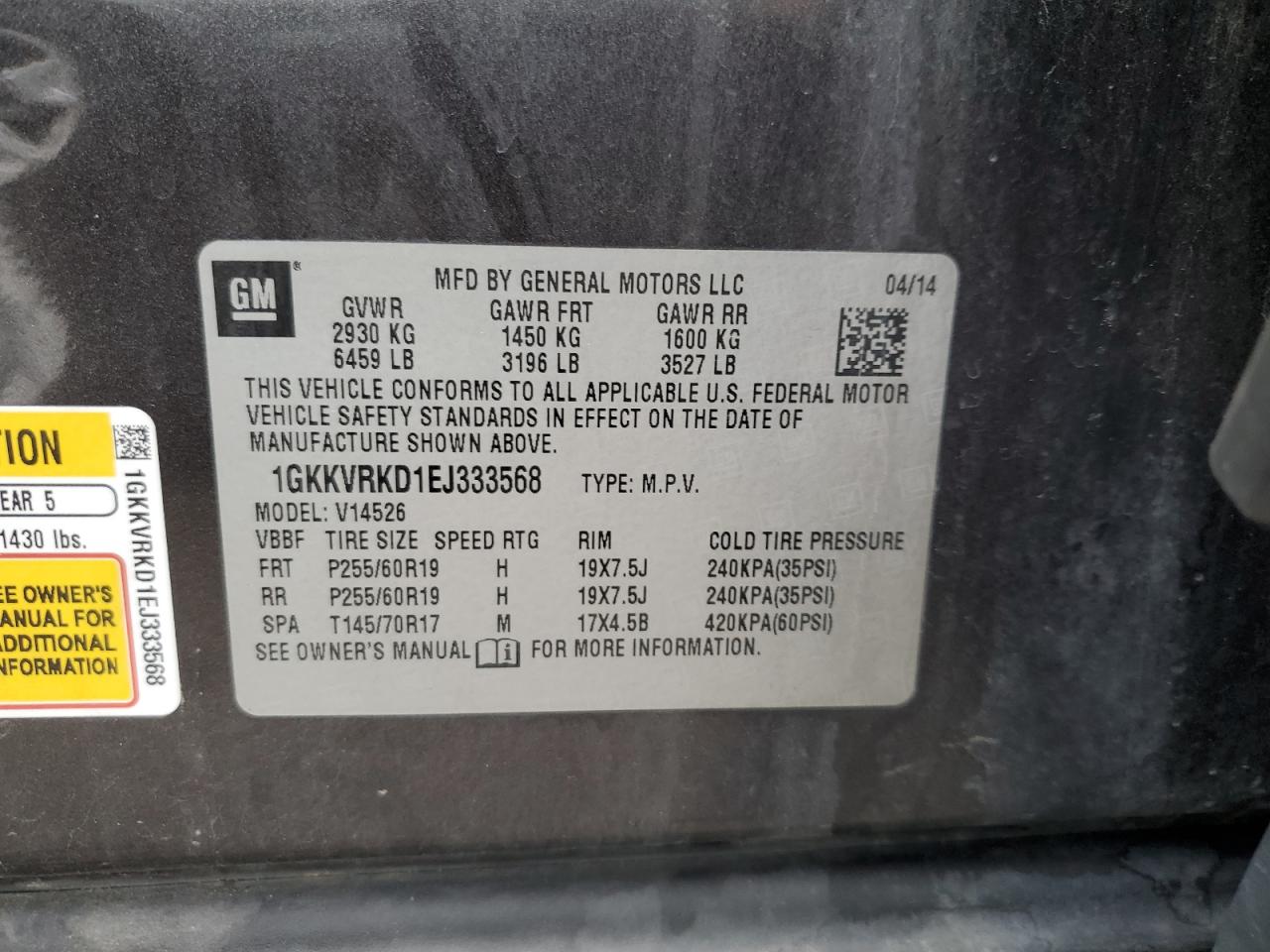 2014 GMC Acadia - Image 14