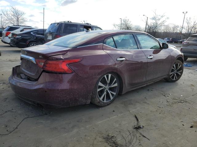Sedans NISSAN MAXIMA 2017 Maroon