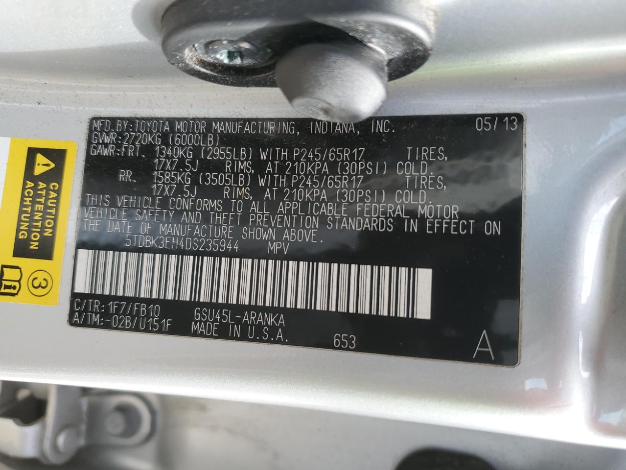 2013 Toyota Highlander - Image 13