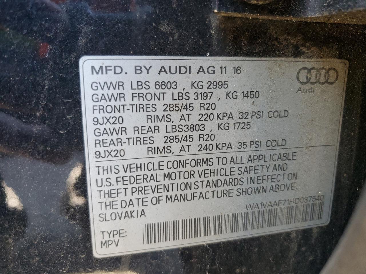 2017 Audi Q7 - Image 14