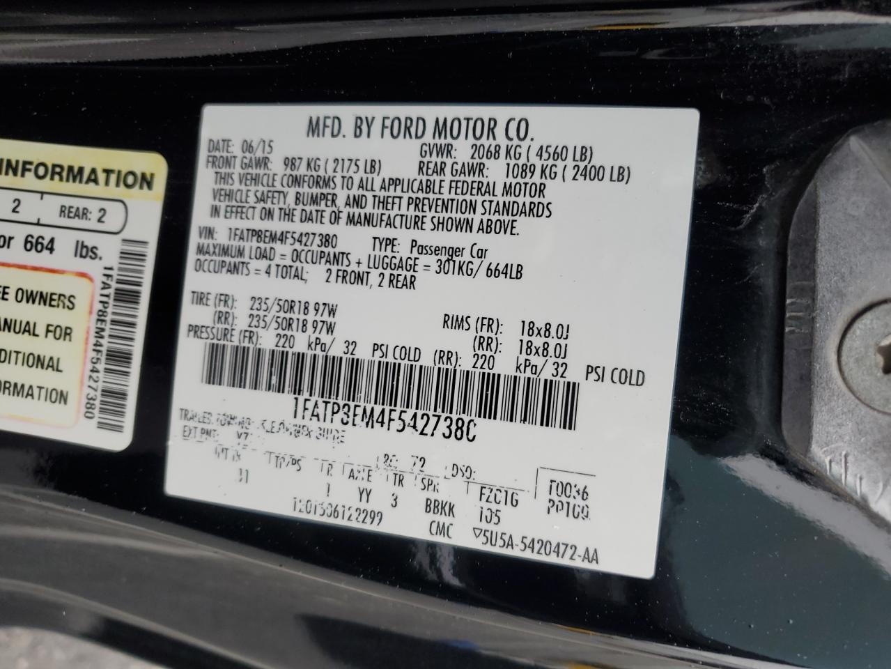 2015 Ford Mustang - Image 14