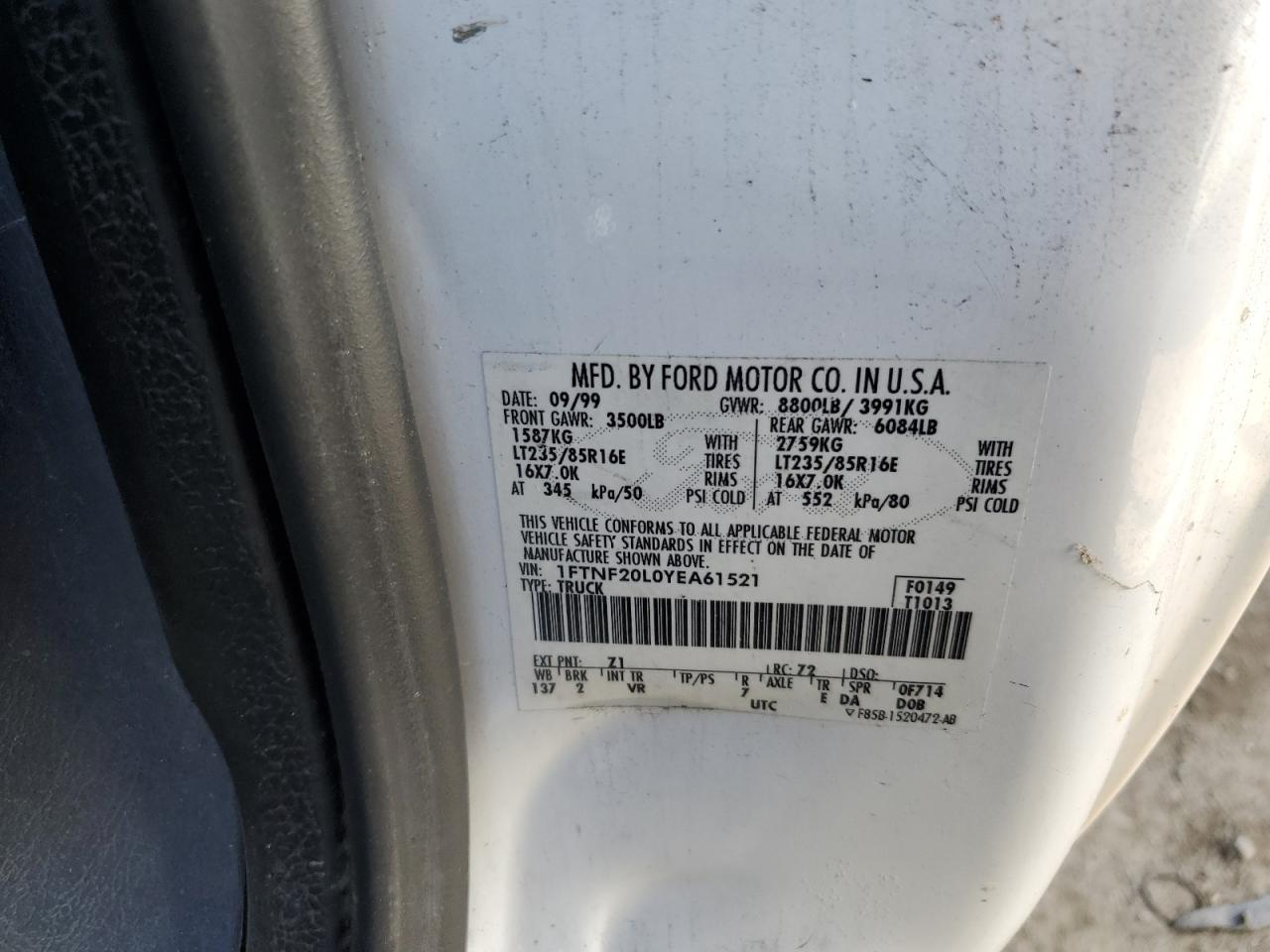 2000 Ford F250 - Image 12