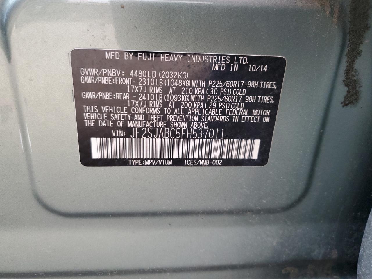 2015 Subaru Forester - Image 12