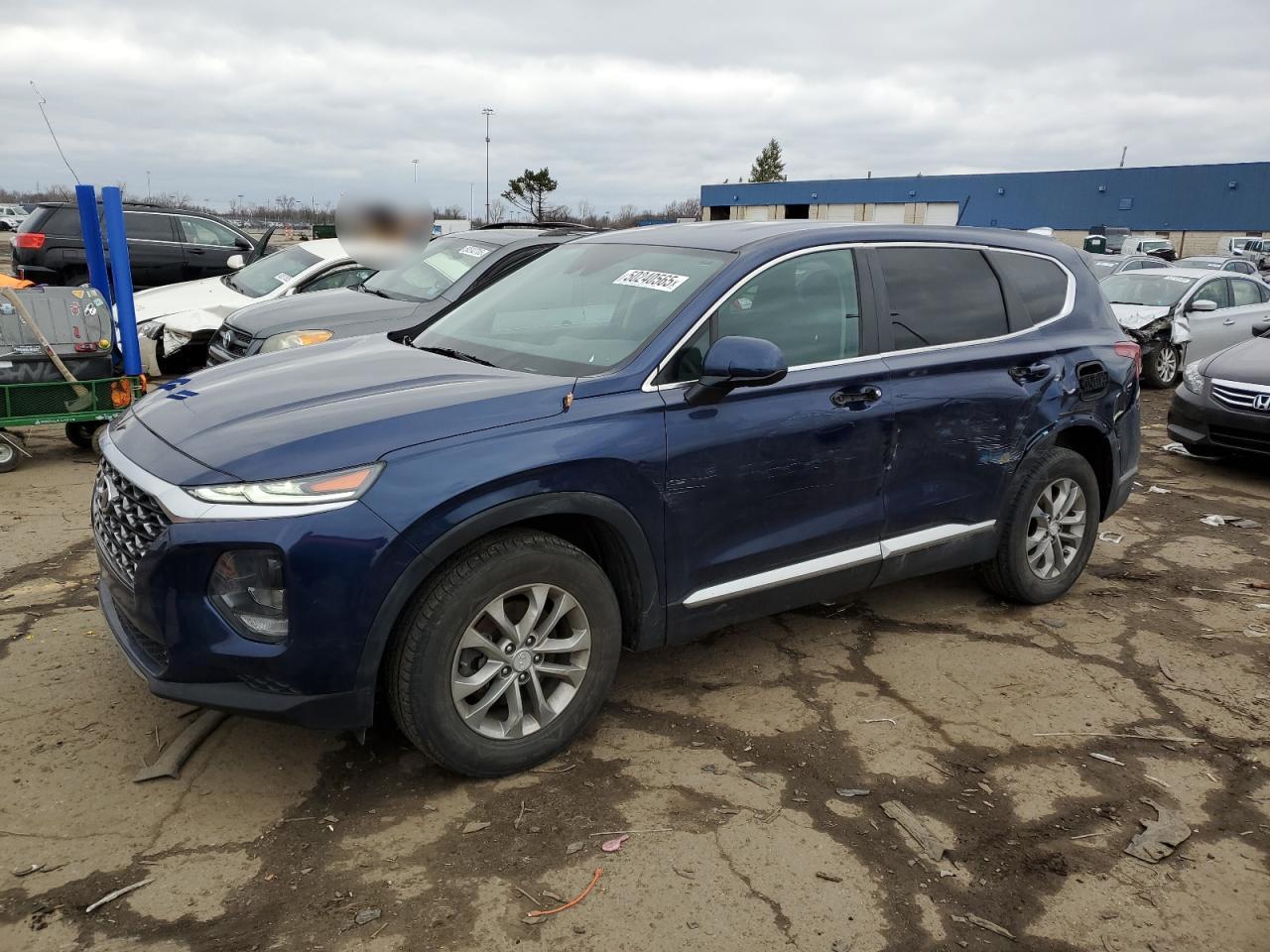 2020 Hyundai Santa Fe Se للبيع في Woodhaven، MI - Side