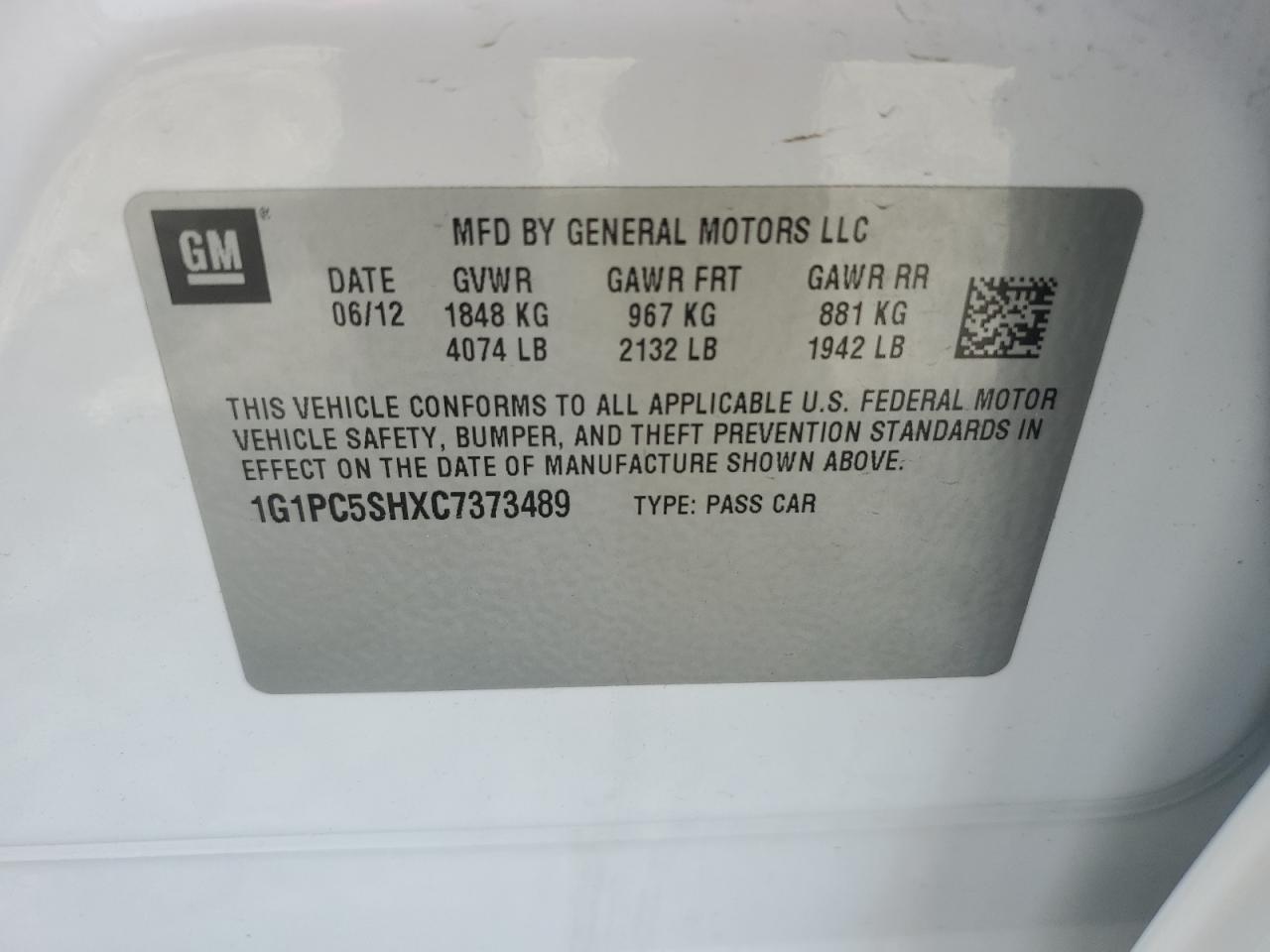 2012 Chevrolet Cruze - Image 12