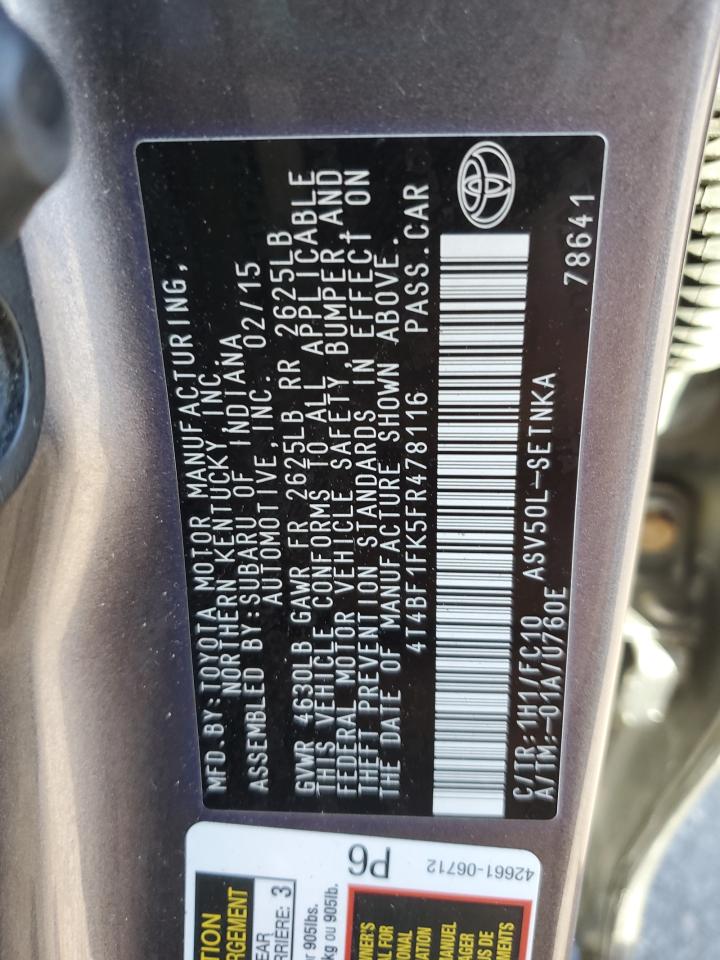 2015 Toyota Camry - Image 13