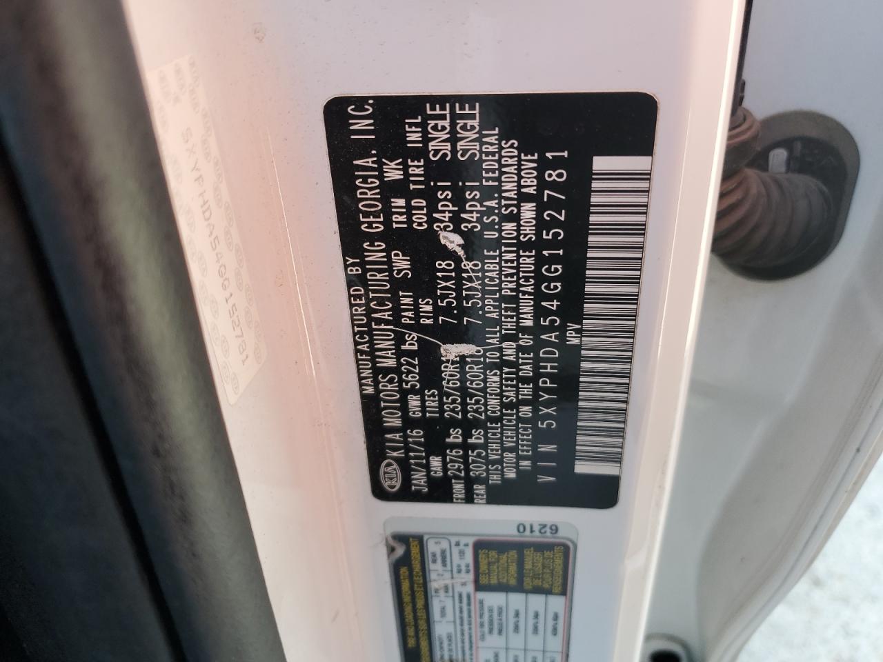 2016 Kia Sorento - Image 15