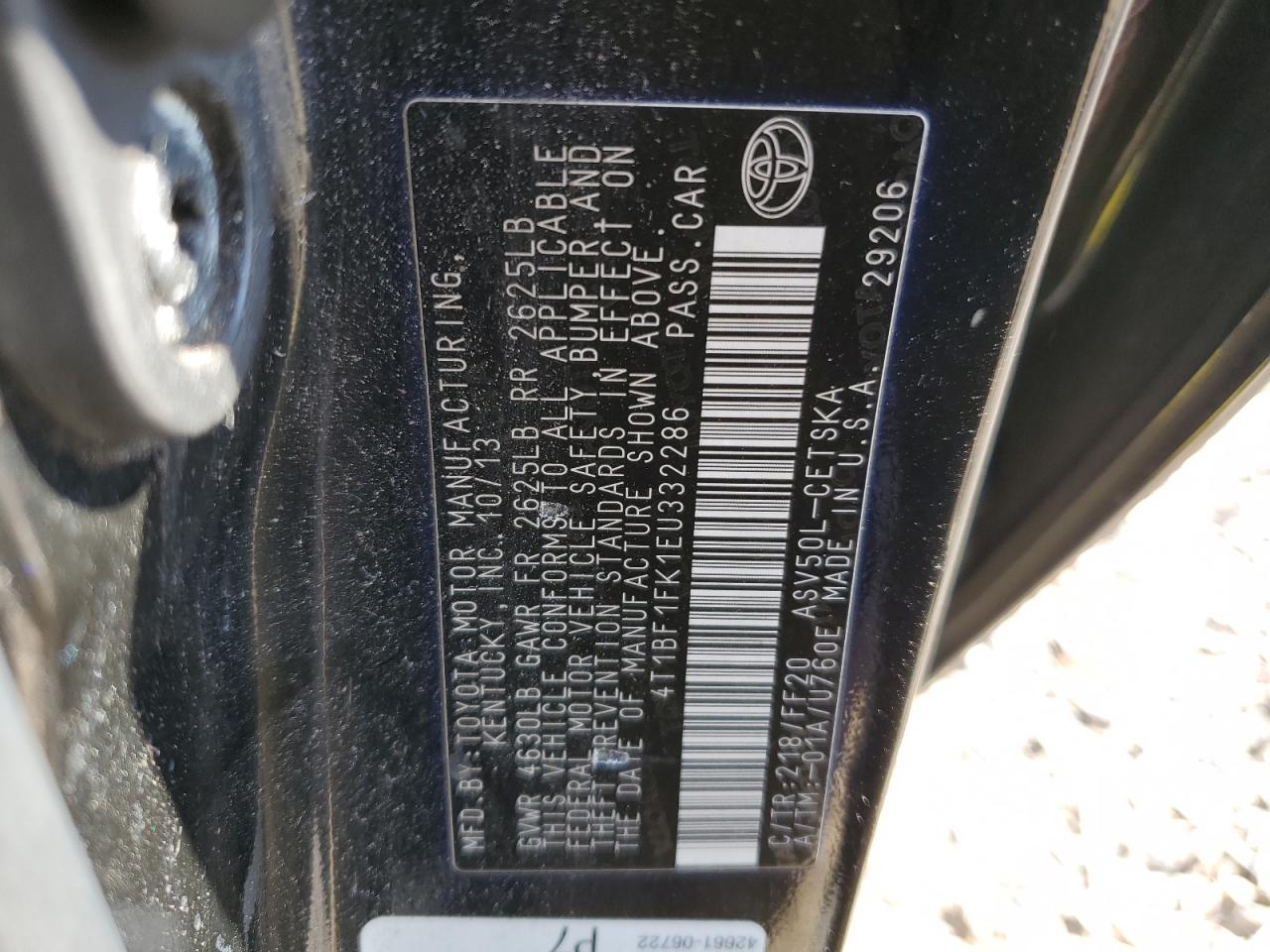 2014 Toyota Camry - Image 12