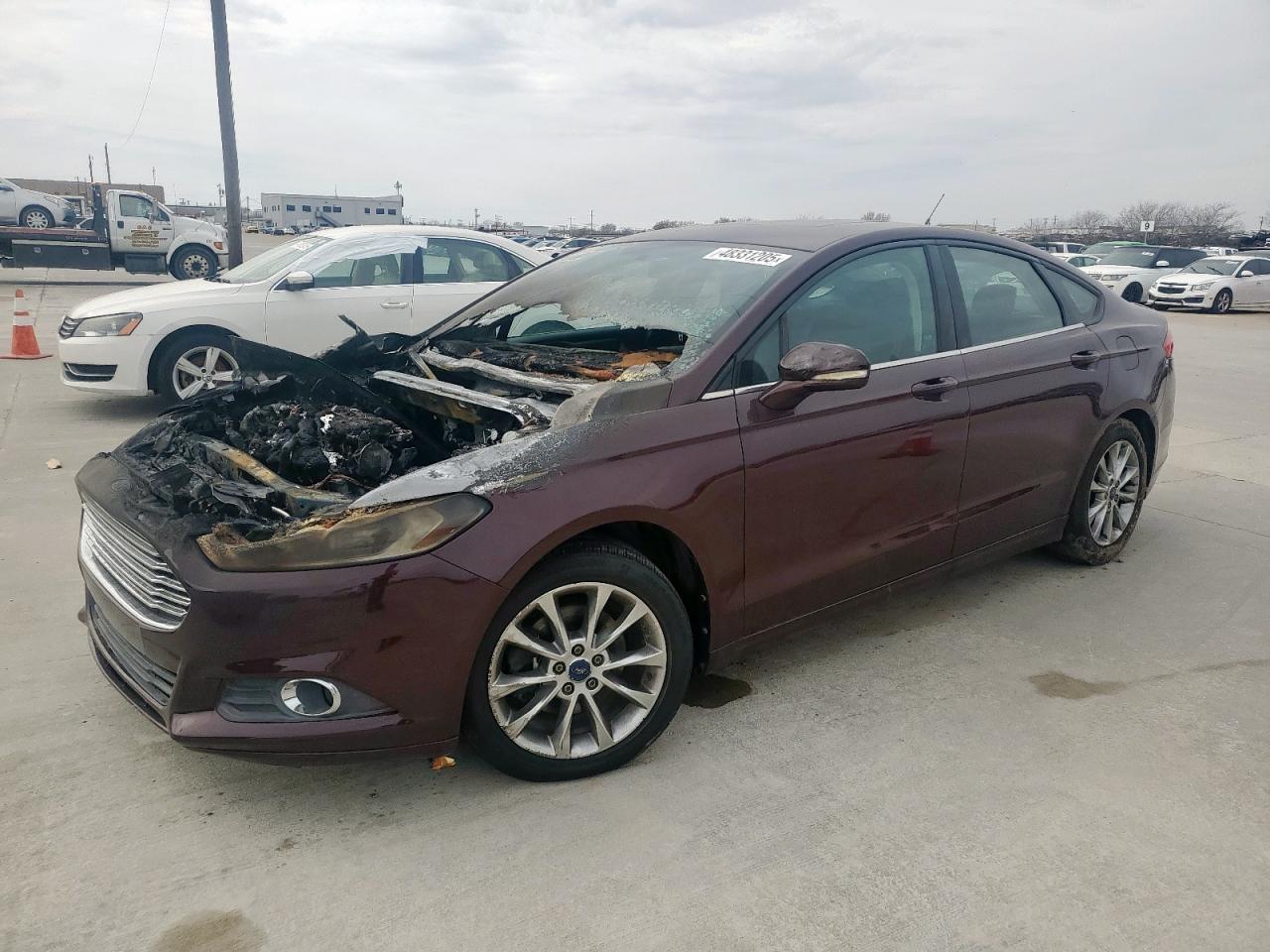 2013 Ford Fusion Se იყიდება Grand Prairie-ში, TX - Burn - Engine