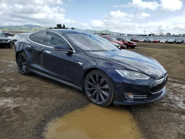 Хэтчбеки TESLA MODEL S 2014 Синий
