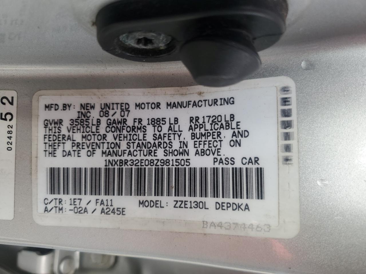 2008 Toyota Corolla - Image 12