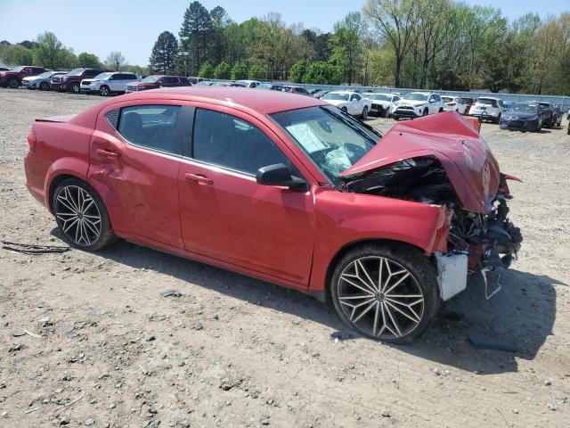  DODGE AVENGER 2014 Czerwony