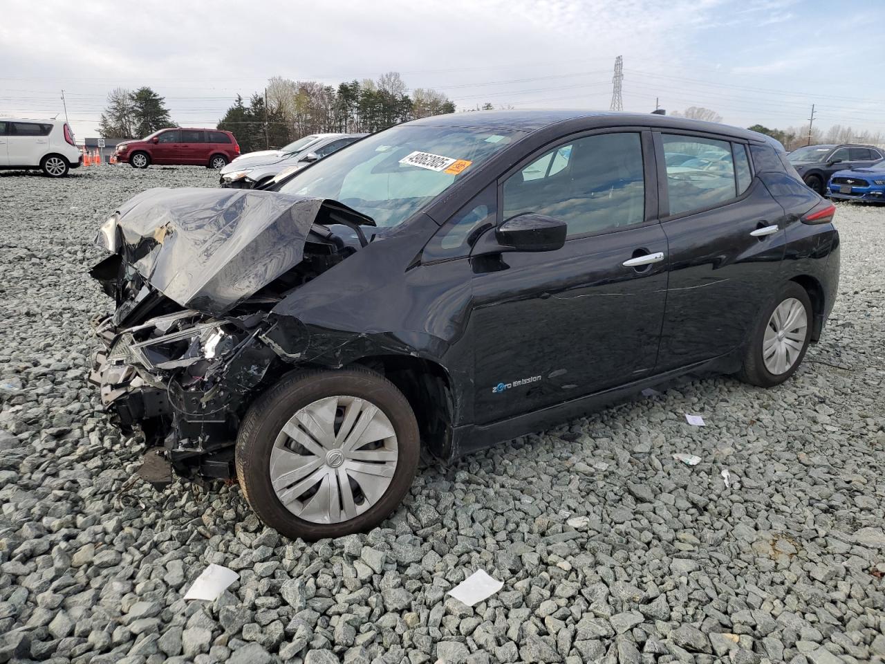 2019 Nissan Leaf S en Venta en Mebane, NC - Front End