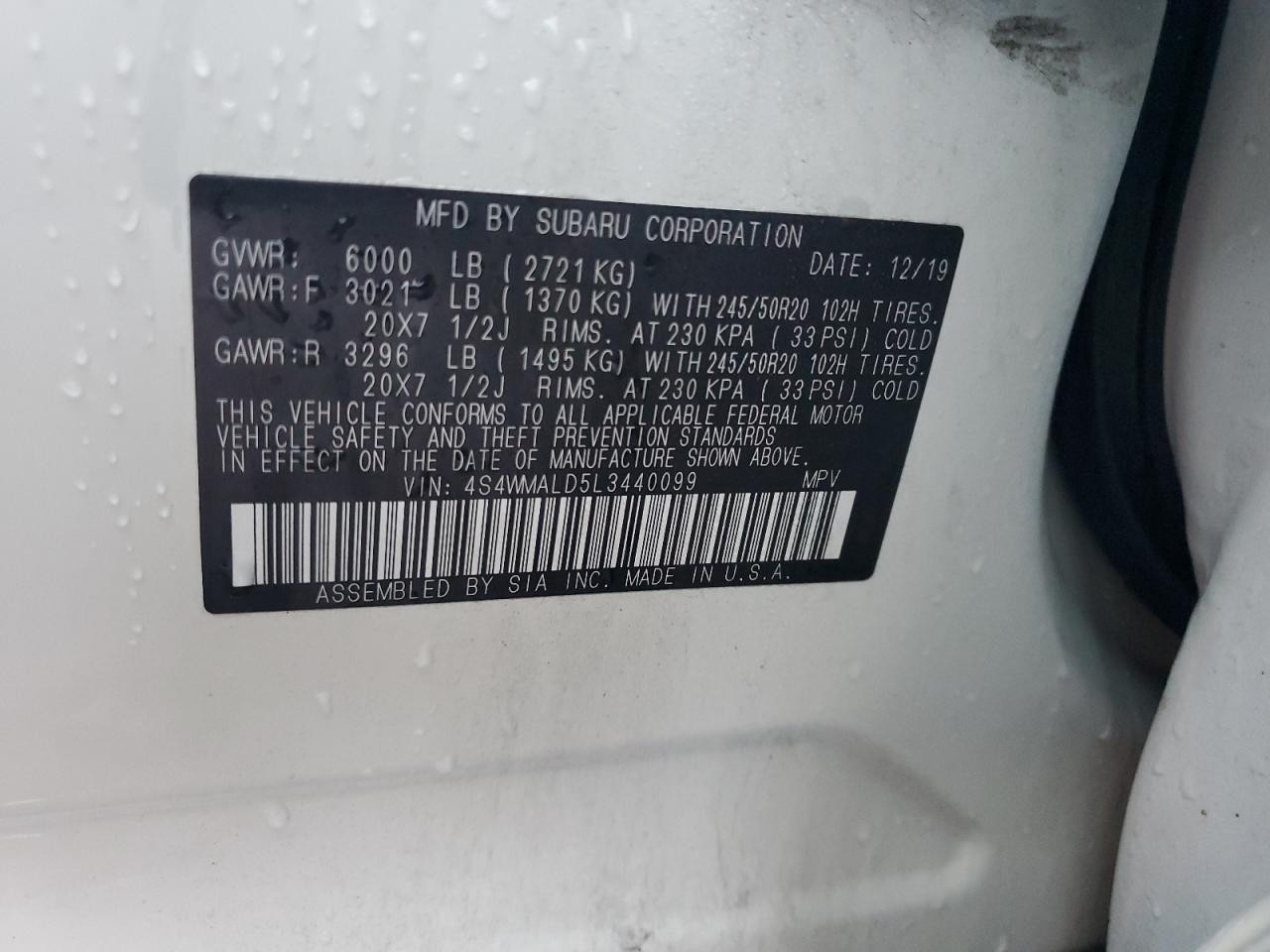 2020 Subaru Ascent - Image 13