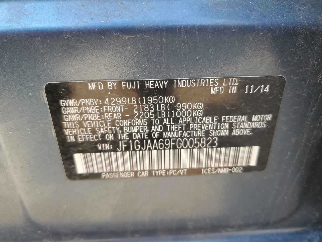 2015 Subaru Impreza - Image 14