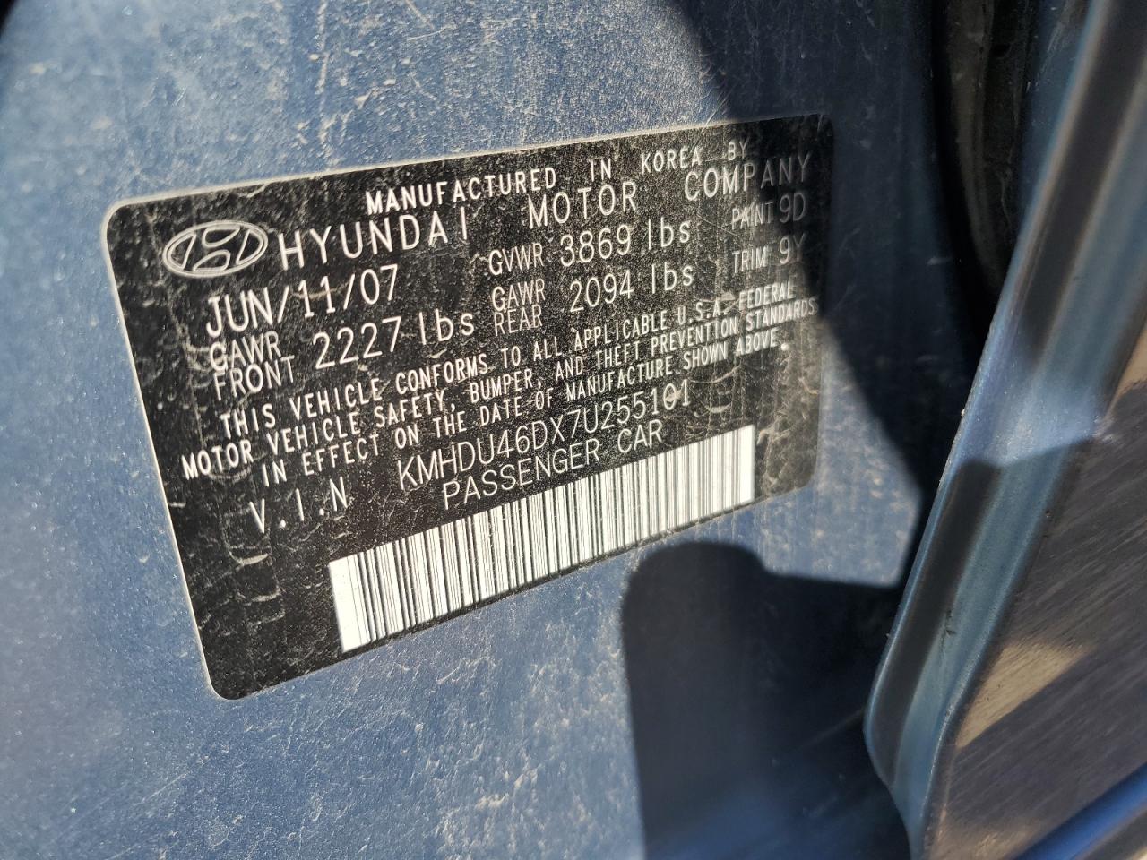 2007 Hyundai Elantra - Image 12