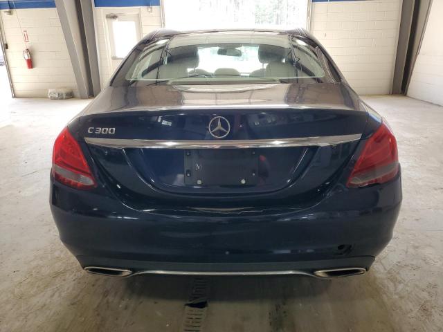 Sedans MERCEDES-BENZ C-CLASS 2015 Granatowy