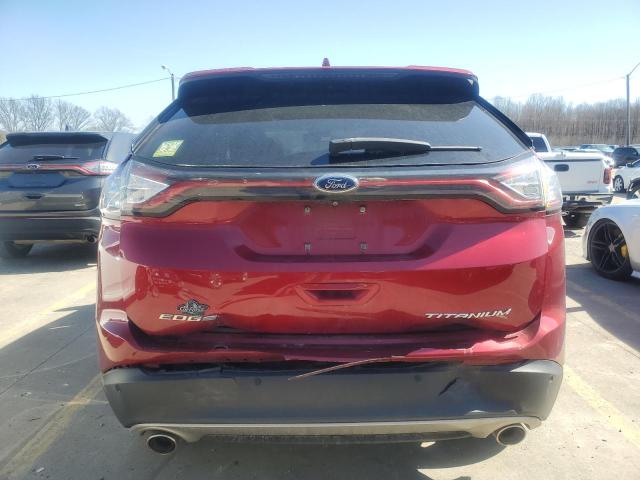  FORD EDGE 2018 Красный