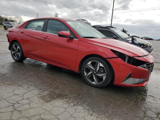  HYUNDAI ELANTRA 2021 Красный