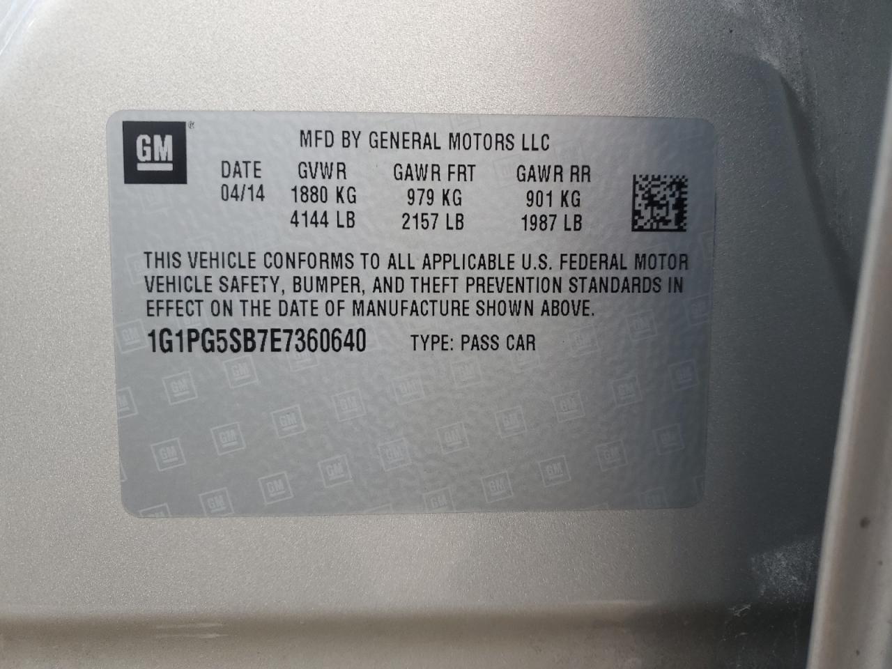 2014 Chevrolet Cruze - Image 12