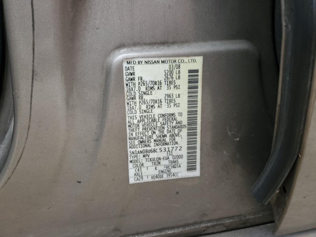 2008 Nissan XTerra - Image 12