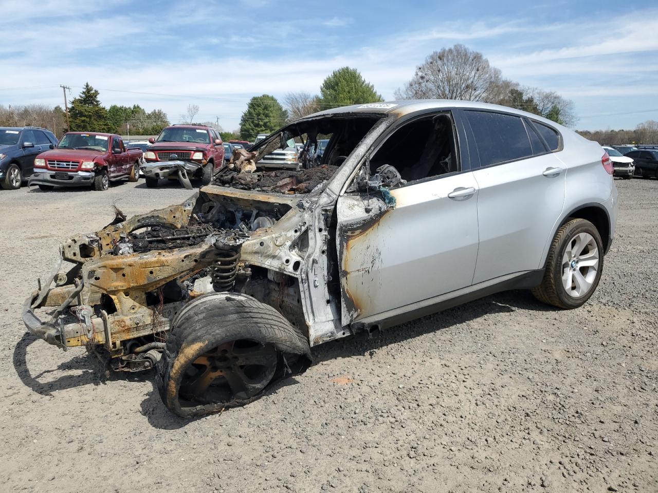 2013 Bmw X6 Xdrive35I zu verkaufen in Mocksville, NC - Burn - Engine