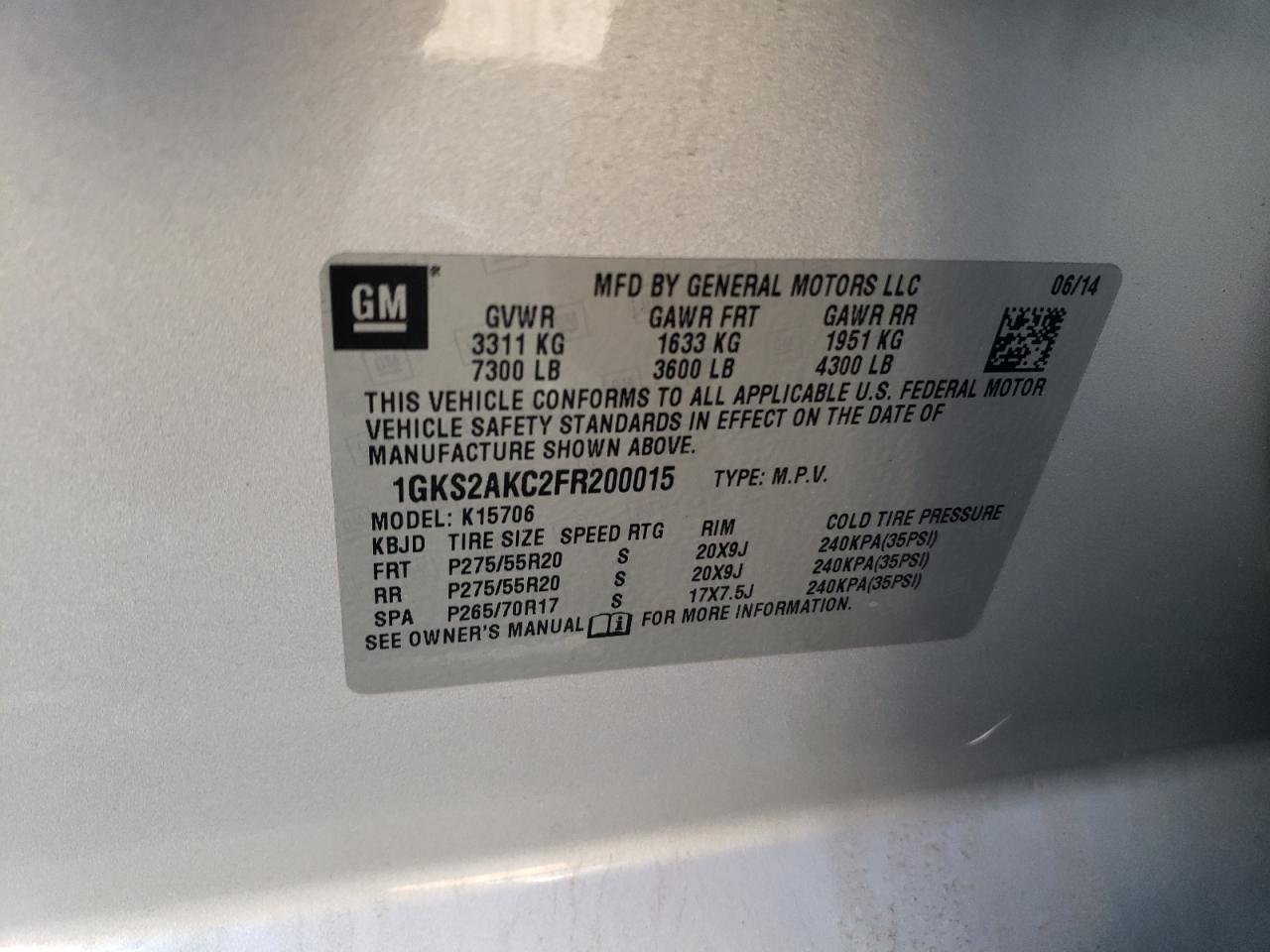 2015 GMC Yukon - Image 13