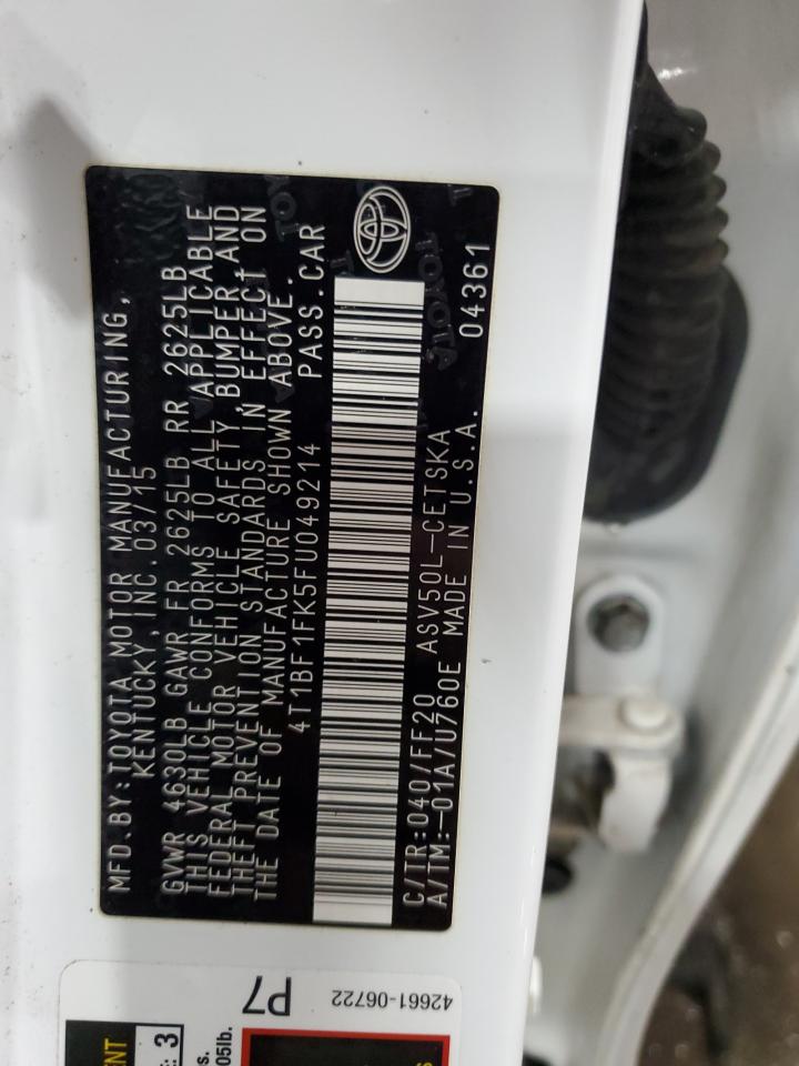 2015 Toyota Camry - Image 13