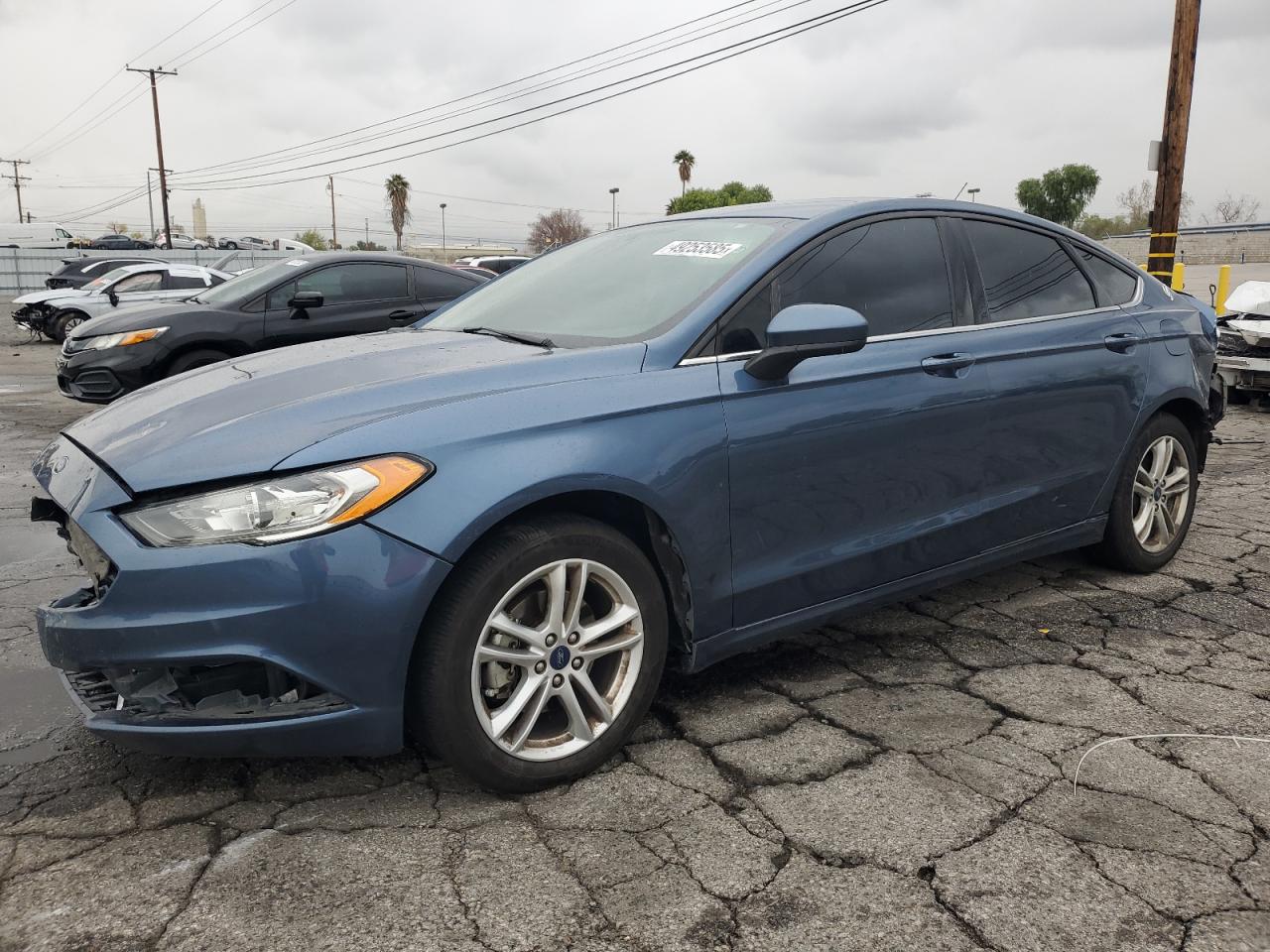 2018 Ford Fusion Se იყიდება Colton-ში, CA - Front End