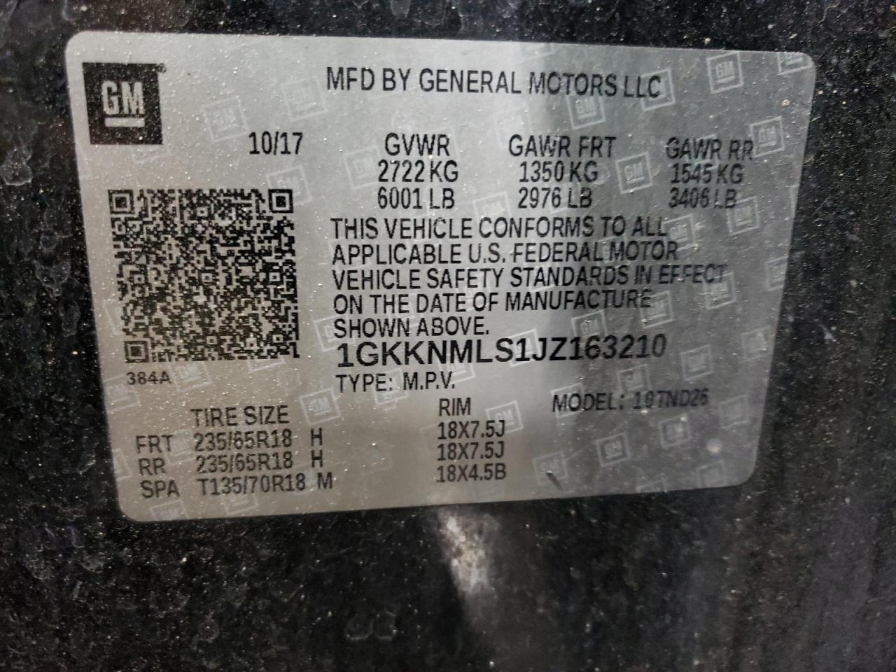2018 GMC Acadia - Image 13