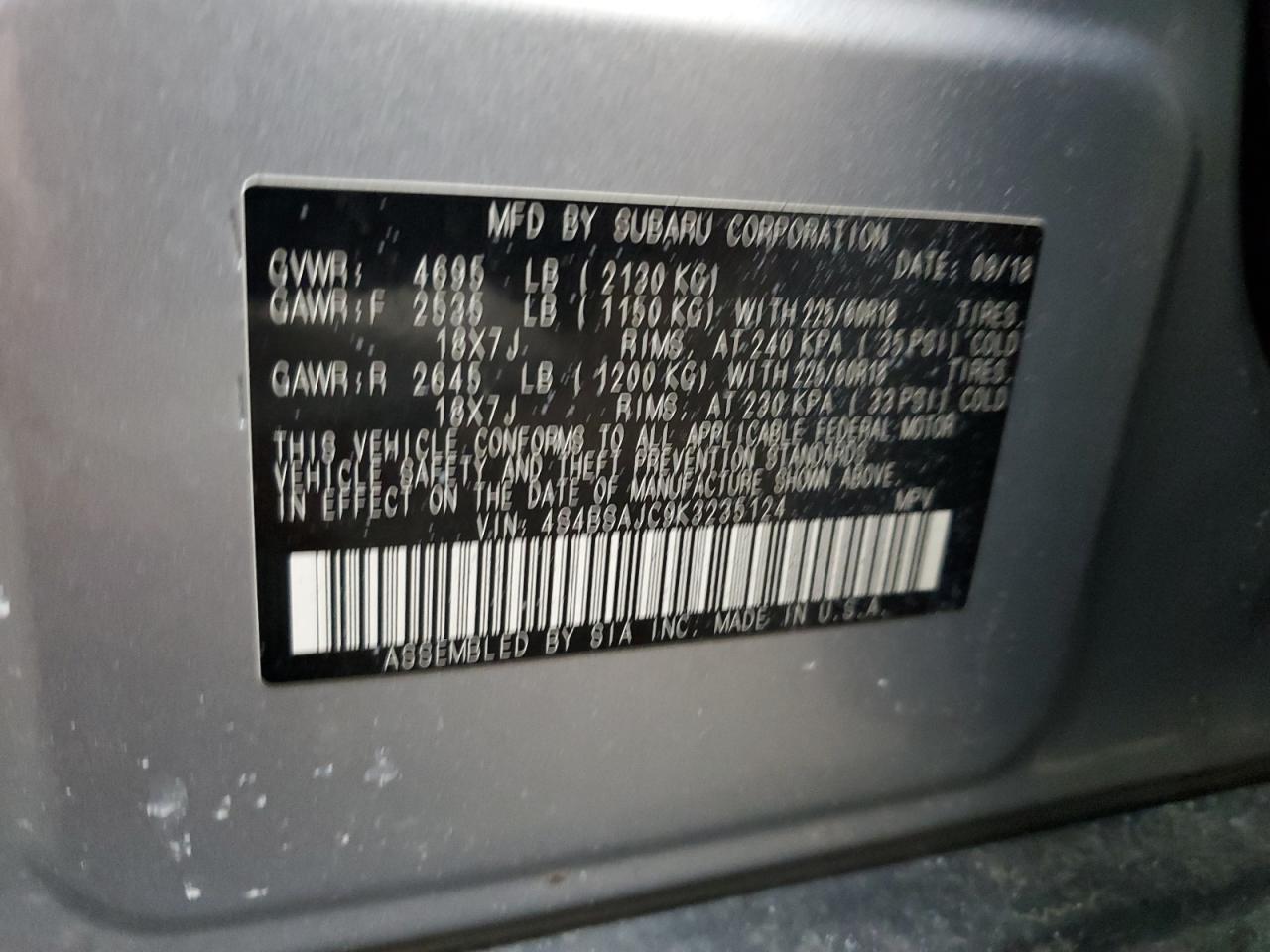 2019 Subaru Outback - Image 14