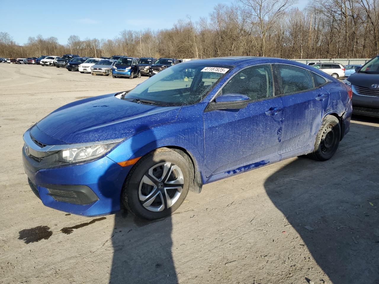 2016 Honda Civic Lx للبيع في Ellwood City، PA - Rear End