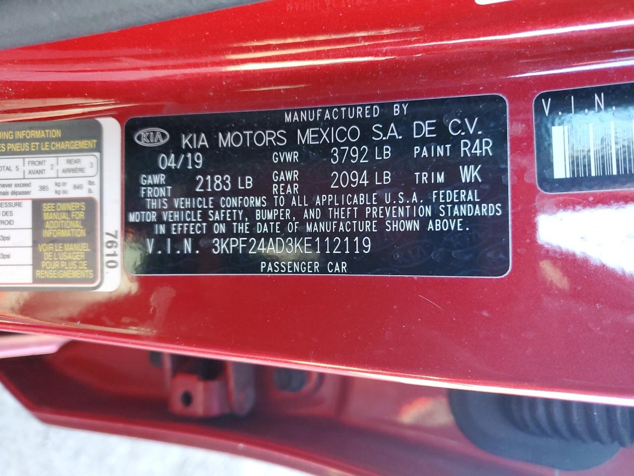 2019 Kia Forte - Image 13