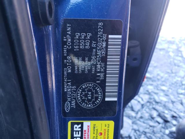 2016 HYUNDAI ACCENT SE