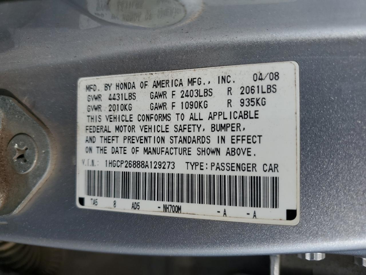2008 Honda Accord - Image 13