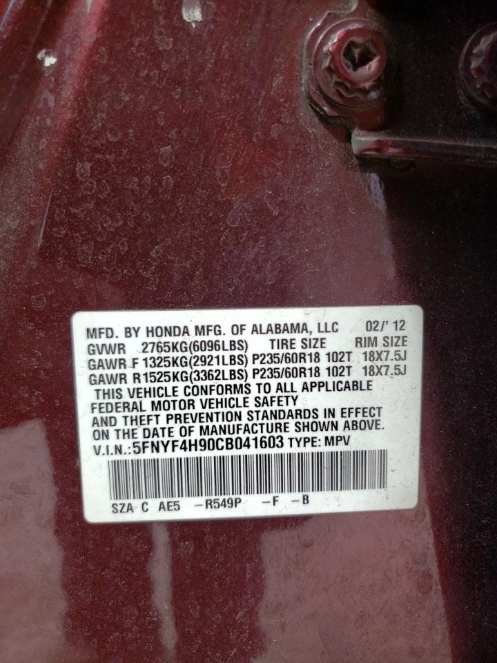 2012 Honda Pilot - Image 13