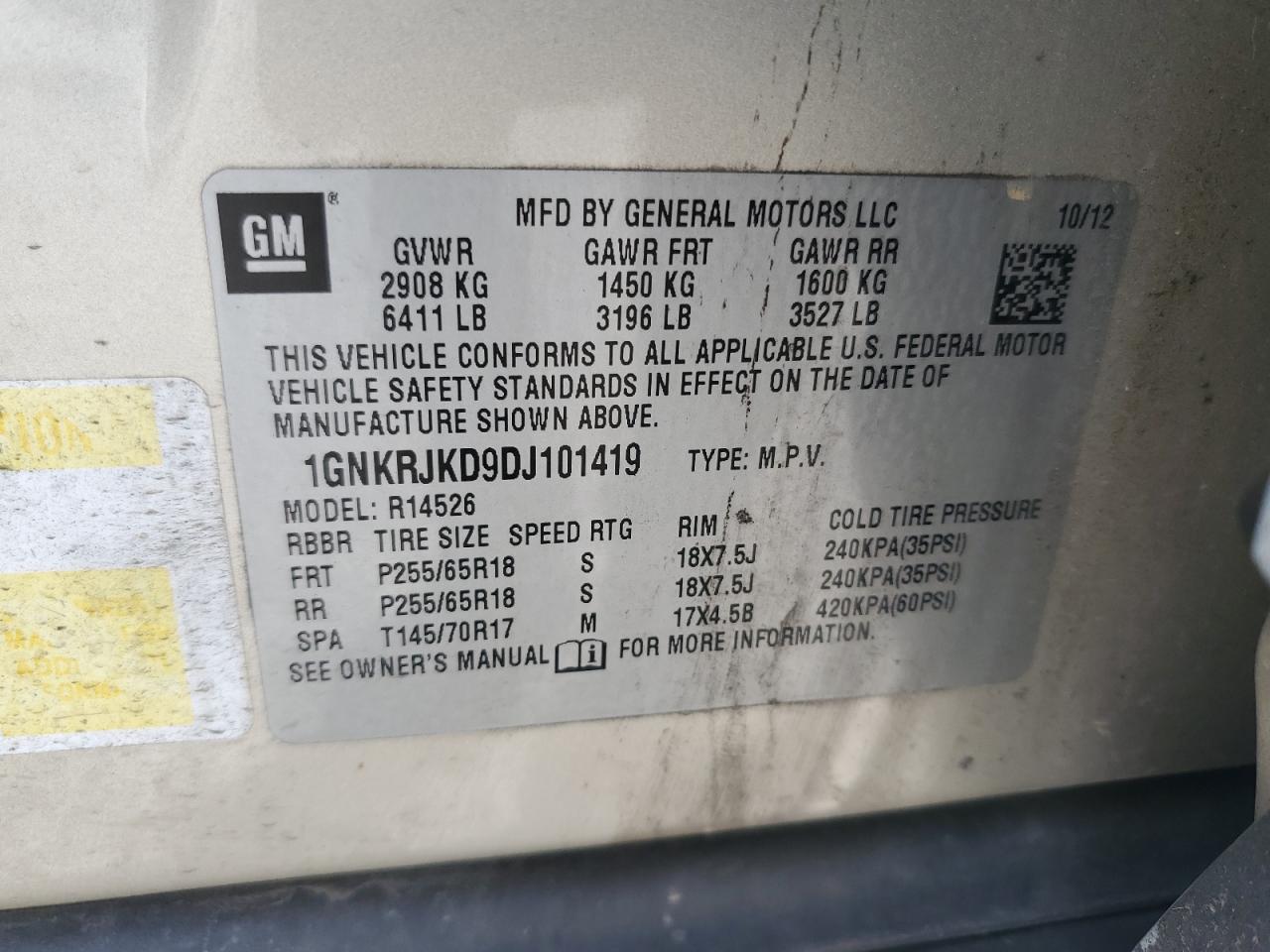 2013 Chevrolet Traverse - Image 13