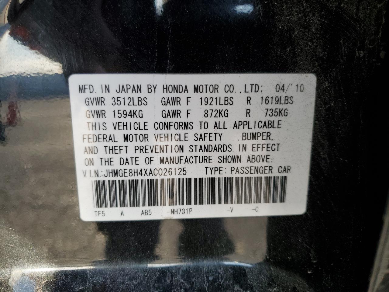 2010 Honda Fit - Image 14