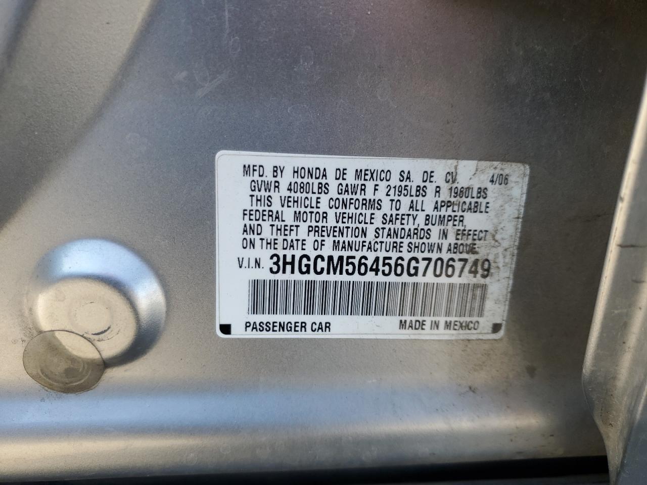 2006 Honda Accord - Image 12