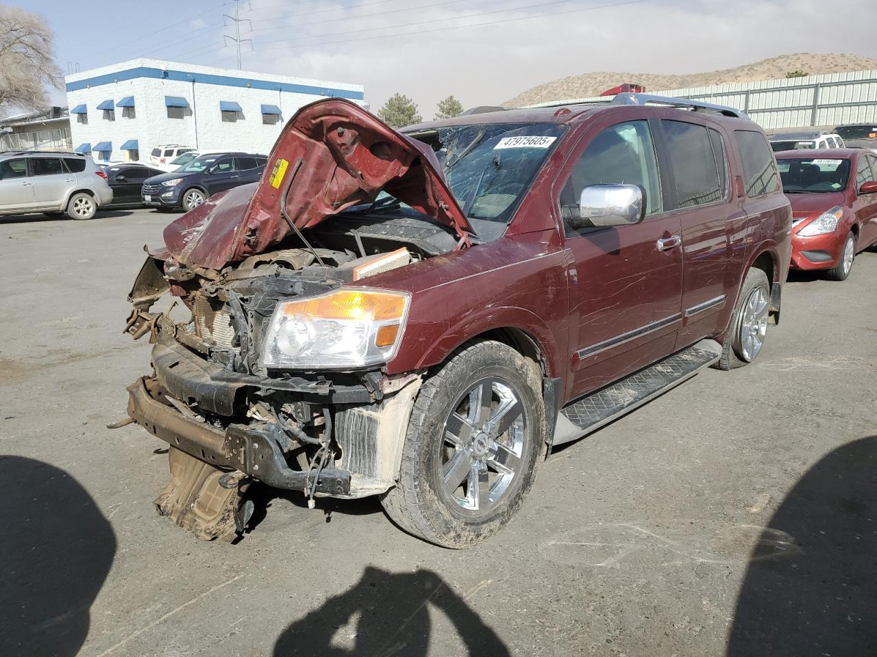 2012 Nissan Armada Sv for Sale in Albuquerque, NM - Front End