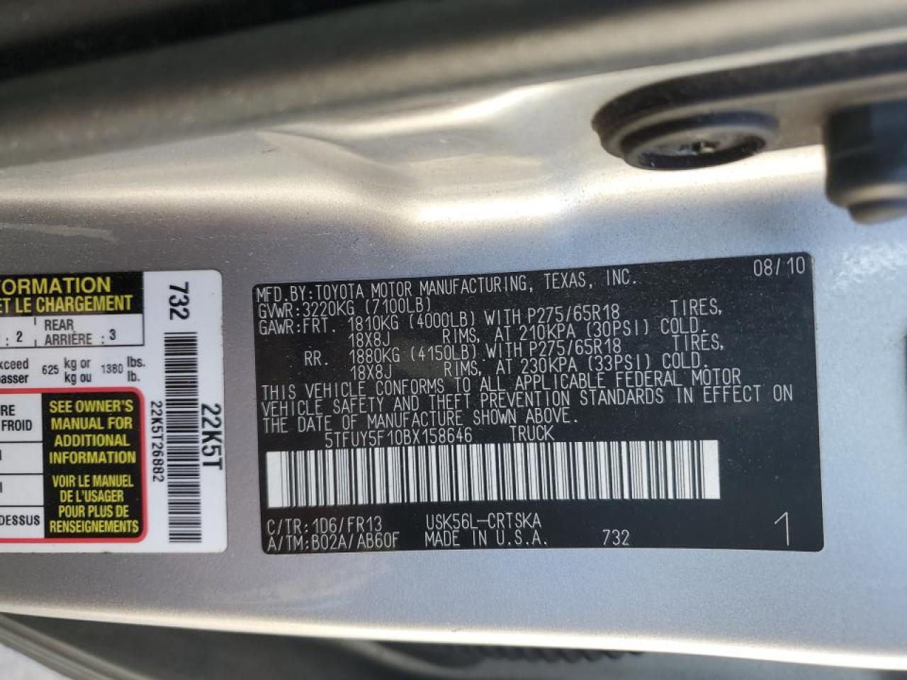 2011 Toyota Tundra - Image 12